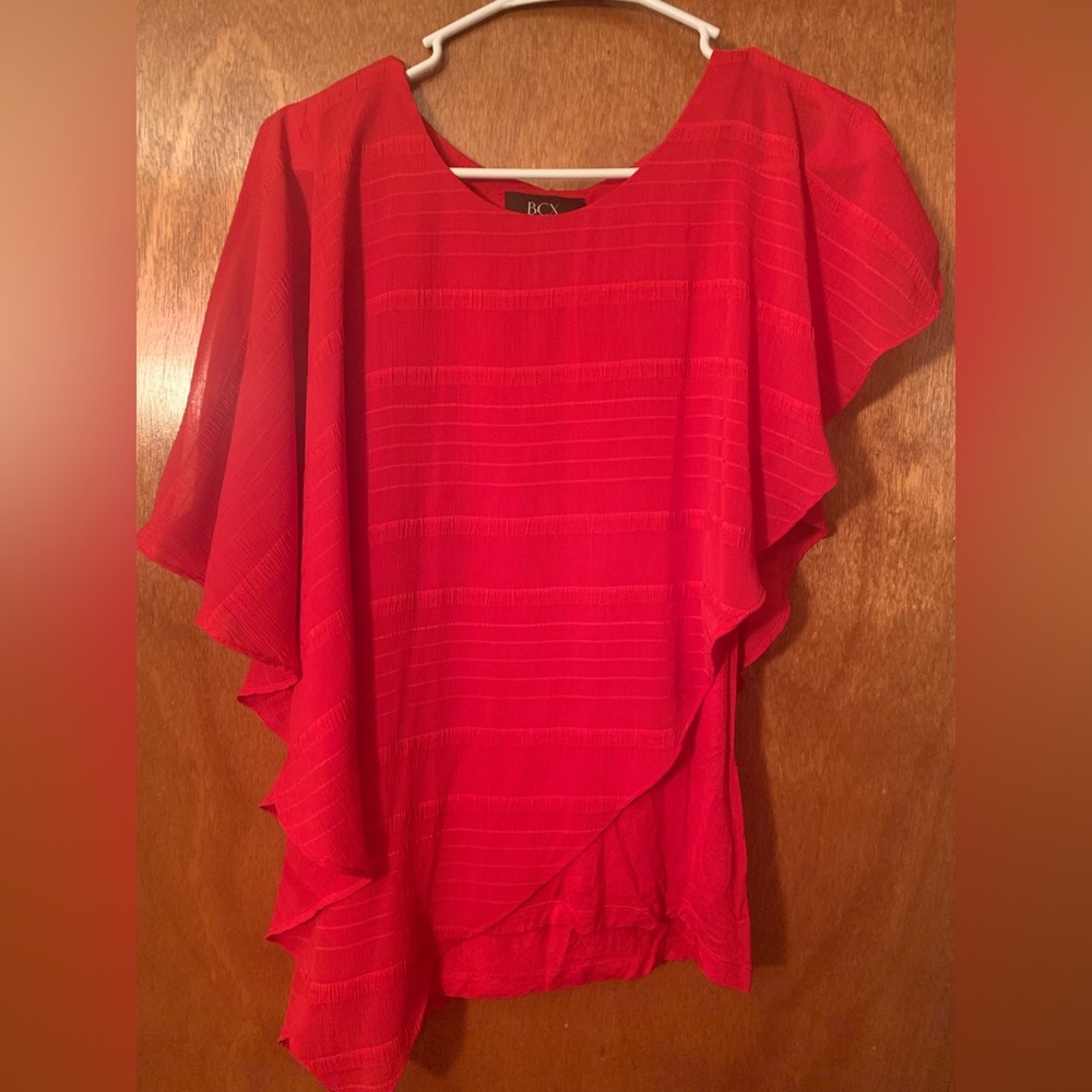 Dressy Red Top - Picture 2 of 3
